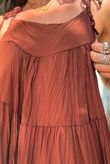 Gabriella Tie Shoulder Dress Chocolate
